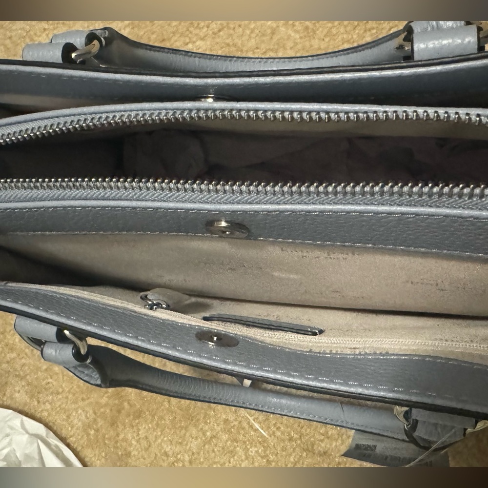 Kate Spade Gray Leather Handbag - Picture 8 of 10